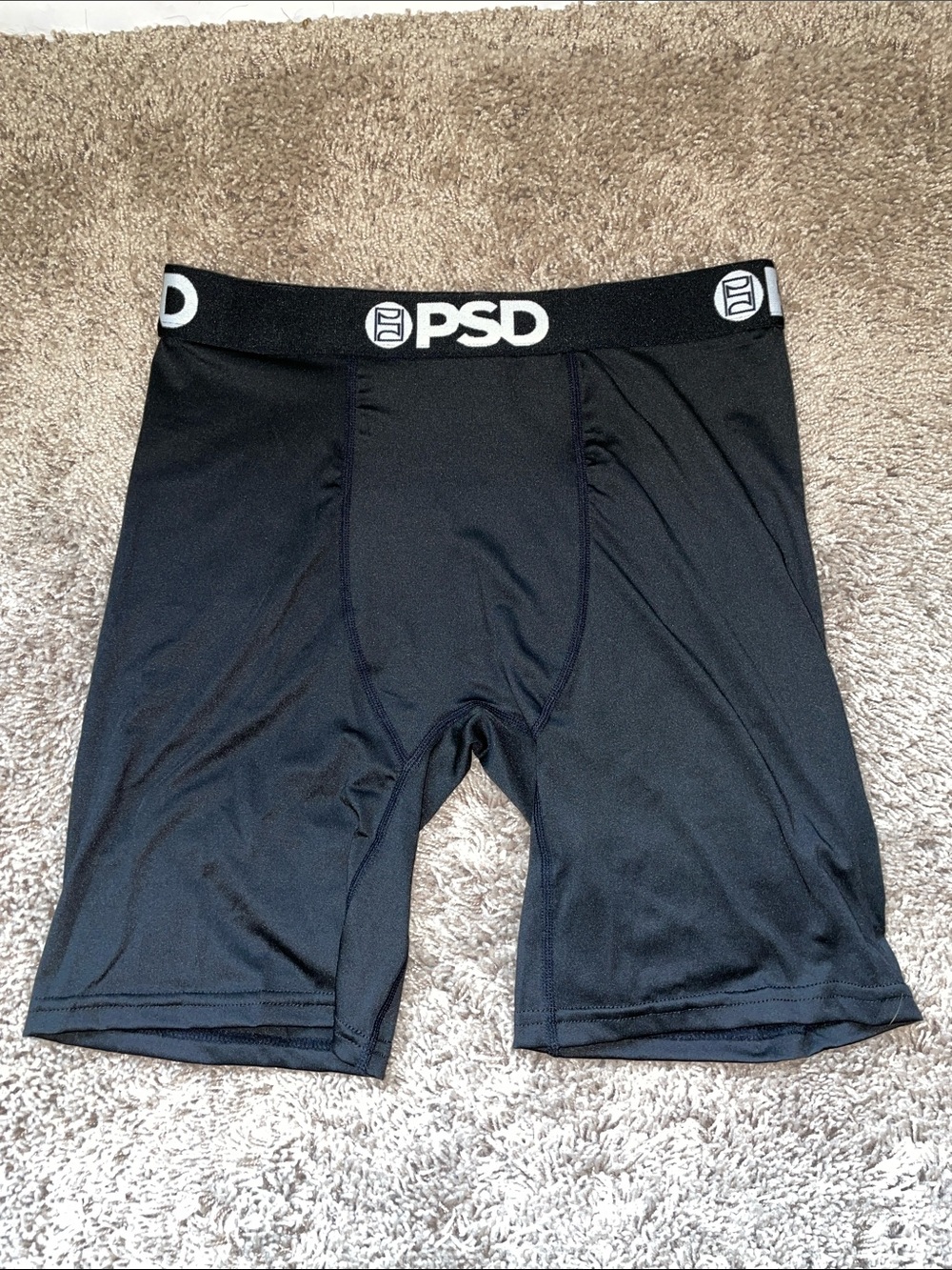 Gently worn black PSD B Men's Performance Boxer Briefs size medium